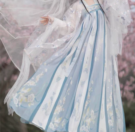 【花不误】茗月萱汉服女齐胸襦裙日常套装刺绣...