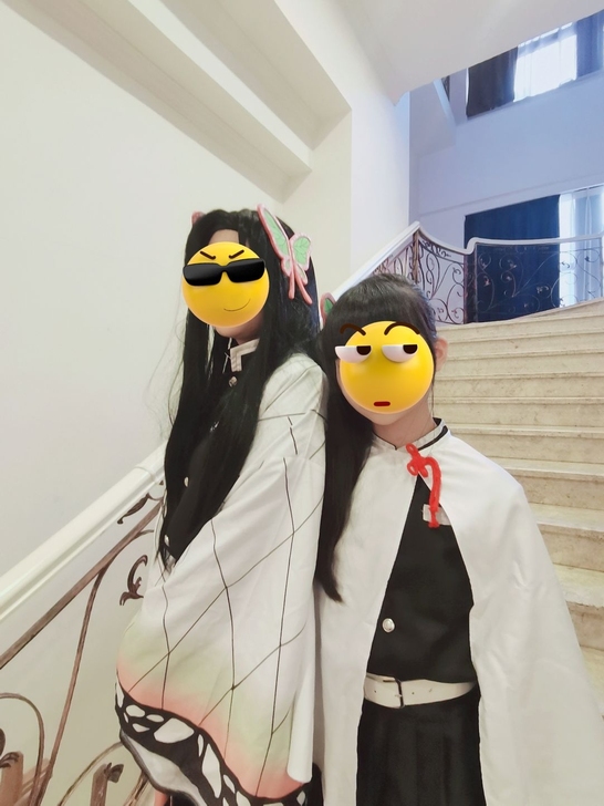 鬼灭之刃香奈惠与香奈乎cos大全套,香奈惠...