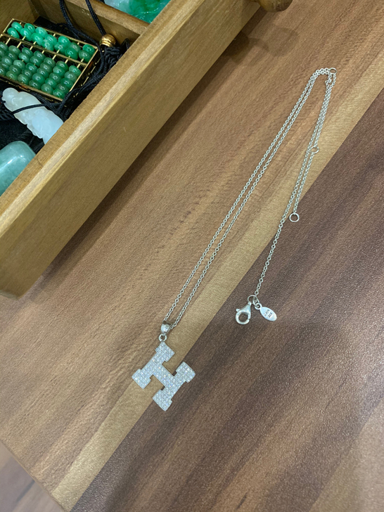 925银钻石吊坠