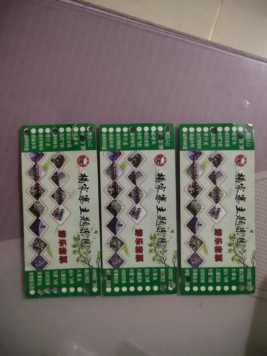 五一去杨家寨买的套票,去了才明白孩子还小玩...