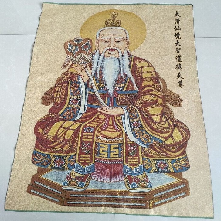 #节后鱼生#织锦画丝绸丝织刺绣画藏佛唐卡太...