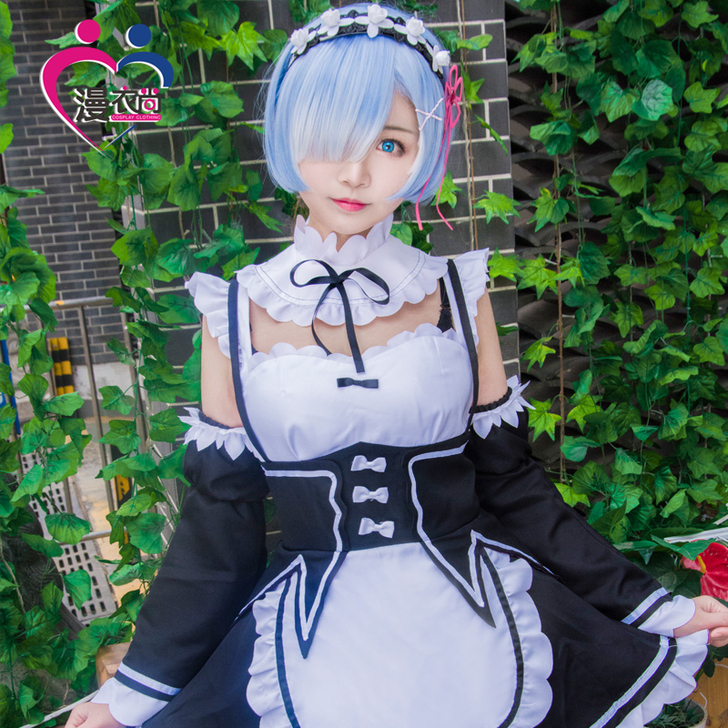 漫衣尚 Cosplay女装雷姆包发饰包头发