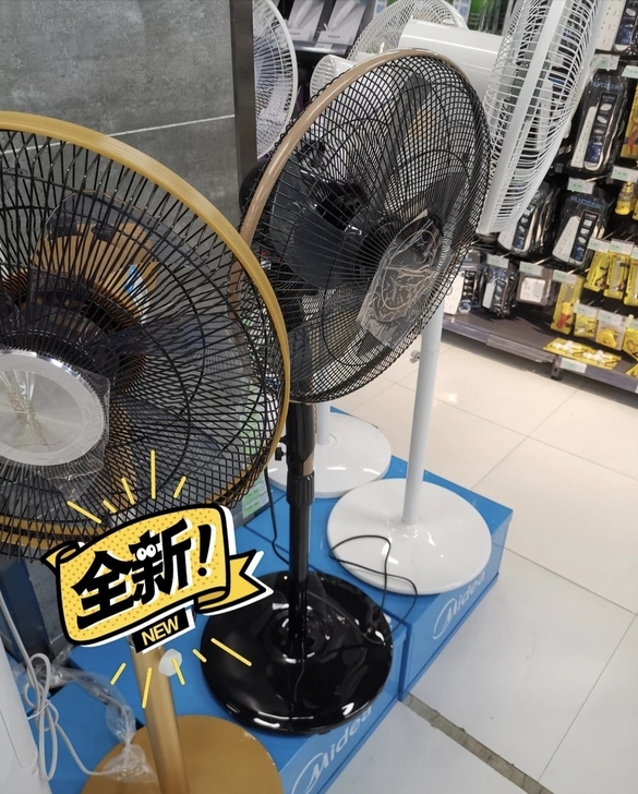 全新 电风扇家用落地宿舍机械静音台式立式遥...