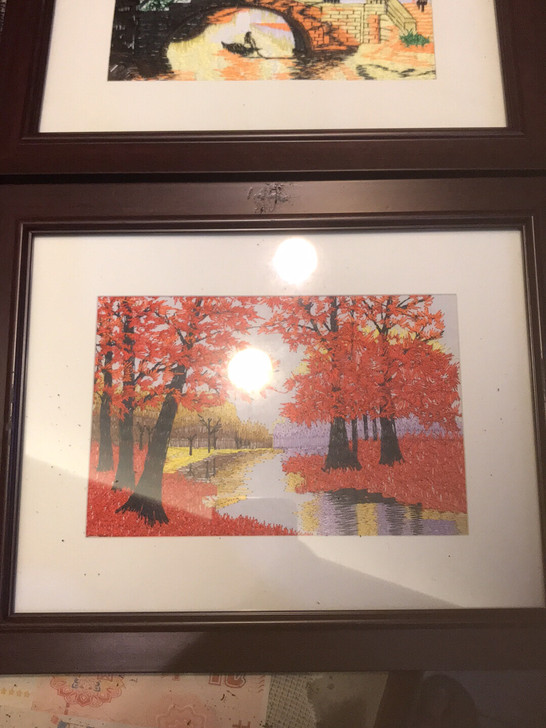 苏绣画，全新，可挂可放，尺寸30x23，最...