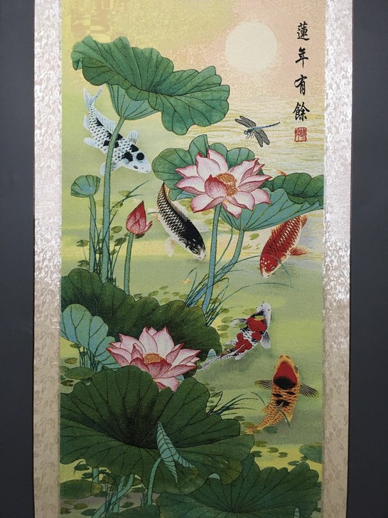 编号:GH001 批发中堂刺绣画 中堂花鸟画