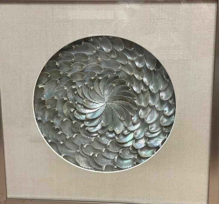 全手工贝壳/叶脉,工艺挂画