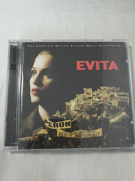 Evita，一张原版电影原声。2cd。美版...