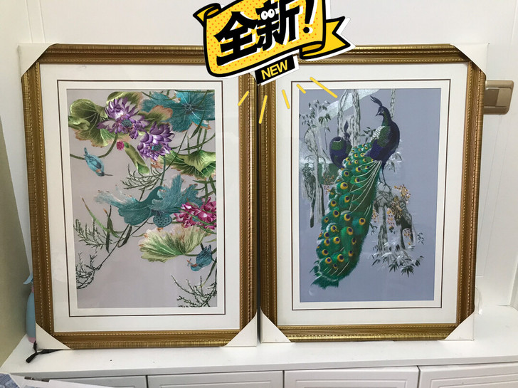 苏州苏绣画,图案秀丽,构思巧妙,绣工精细,...