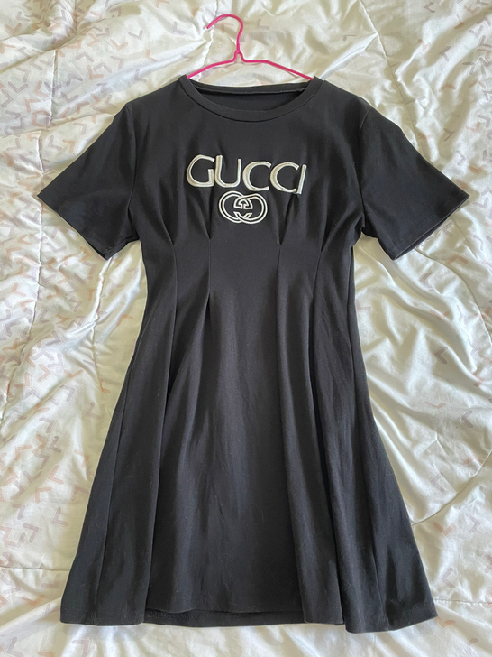 gucci收腰运动连衣裙