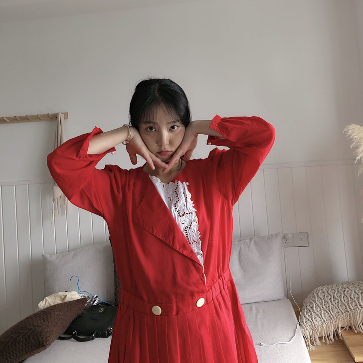 复古vintage连衣裙