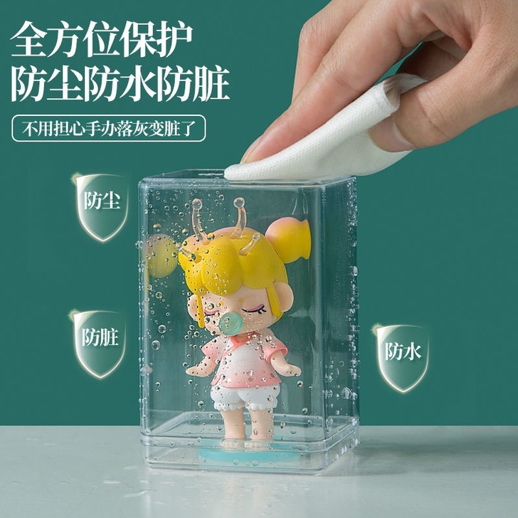 【特价包邮】盲盒亚克力收纳盒展示架手办盒泡...