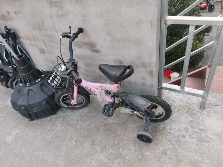 凤凰自行车12寸粉色