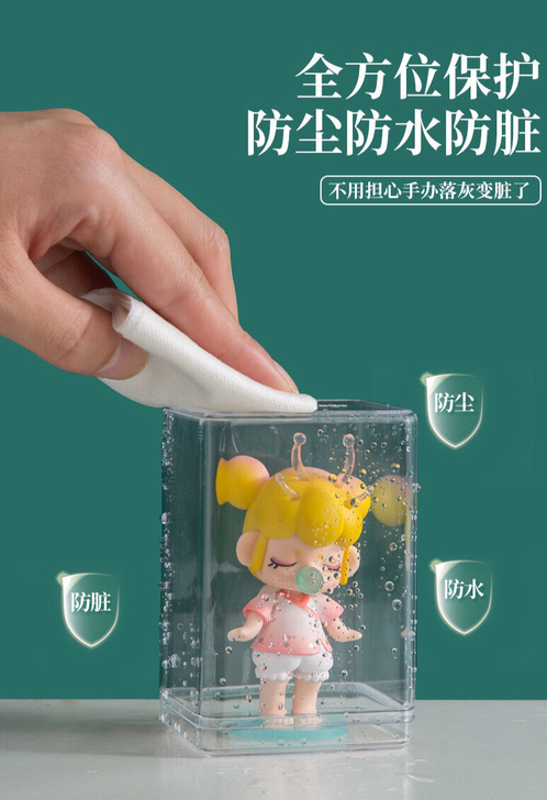 【9.9元6个全新包邮】亚克力盲盒收纳展示...
