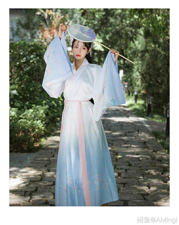 【出】梨花渡（原国色芳华）-烟雨暮 汉服