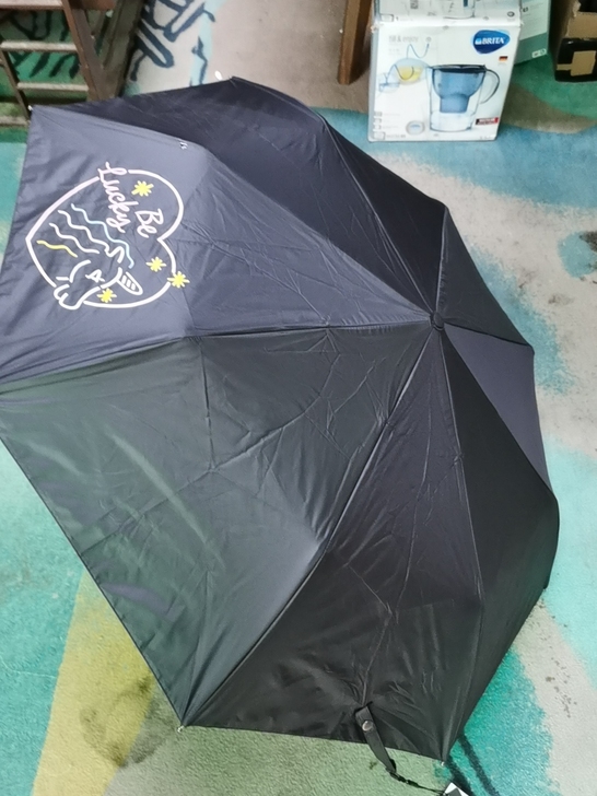蕉下双层小黑伞三折伞防晒伞，
