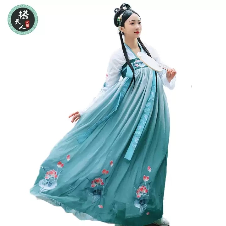 全新汉服,唐装,古装,齐胸襦裙,全新搭夫人...