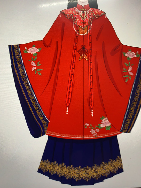 手工汉服，服装工艺作业，明制汉服，高分作业...