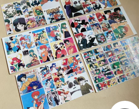 90年代乱马1/2老贴纸 ///实拍见图,...