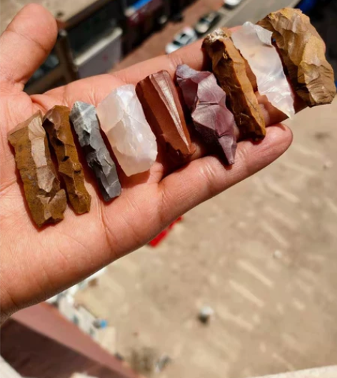 石器时代打制石核石叶 感兴趣的话点“我想要...