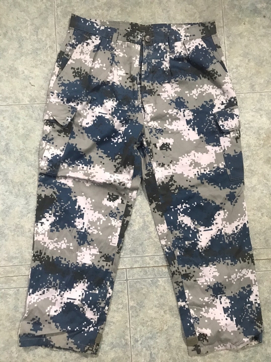 二手单裤子迷彩旧夏工作服迷彩七八成新电焊服...