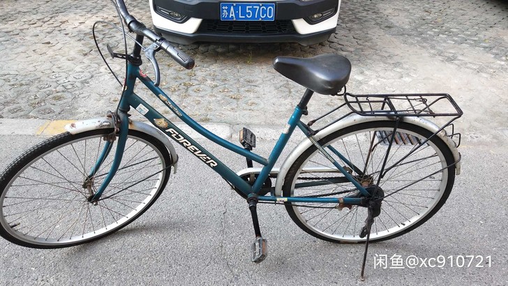 上海永久26寸弯梁自行车成色如图所示实物拍...