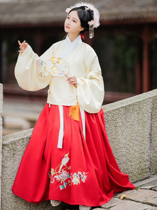 【狂欢价】醉思仙 墨子研 汉服女交领襦裙...
