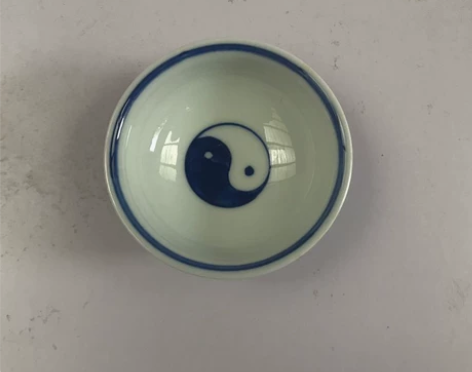 景德镇老厂货 青花手绘八卦茶碗,保真 价格...