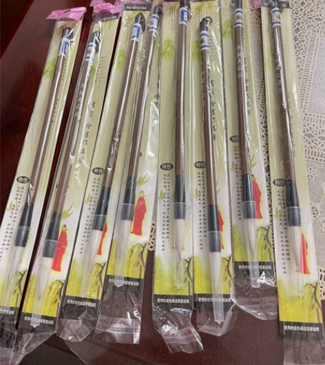 书法作品 毛笔,加健大白云,全新,8支,同...