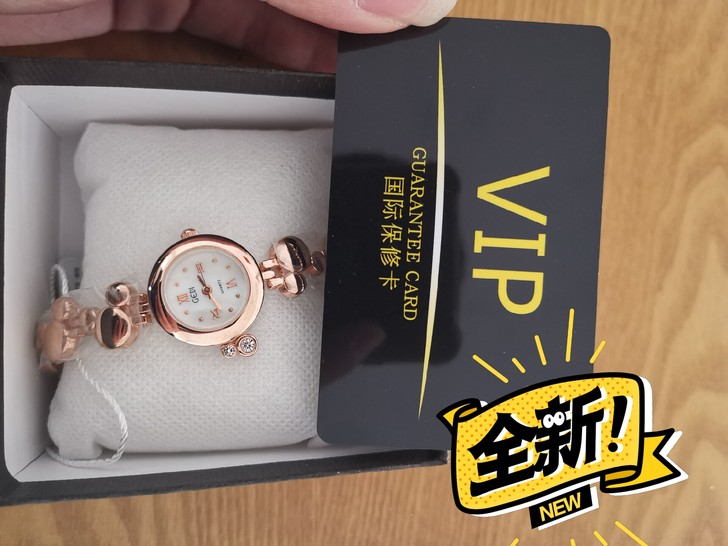 出售一款哥迪猪猪女生石英手表,全新,送保修...