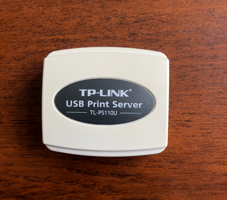 实物如图一模样,TpLink网络打印服务器...
