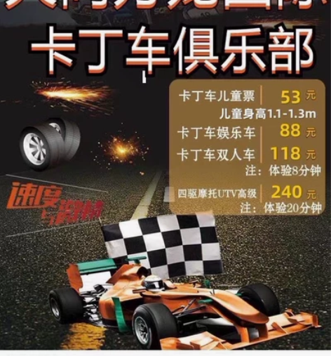大同万龙卡丁车 儿童卡丁车元53 单人卡丁...