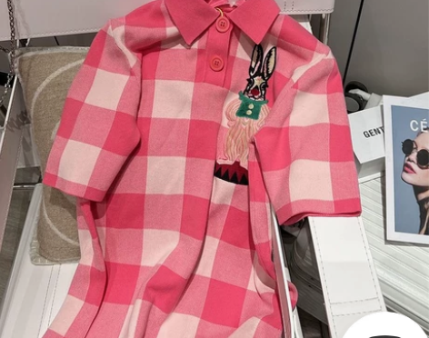 polo领连衣裙女夏季 高级感法式显瘦短裙...