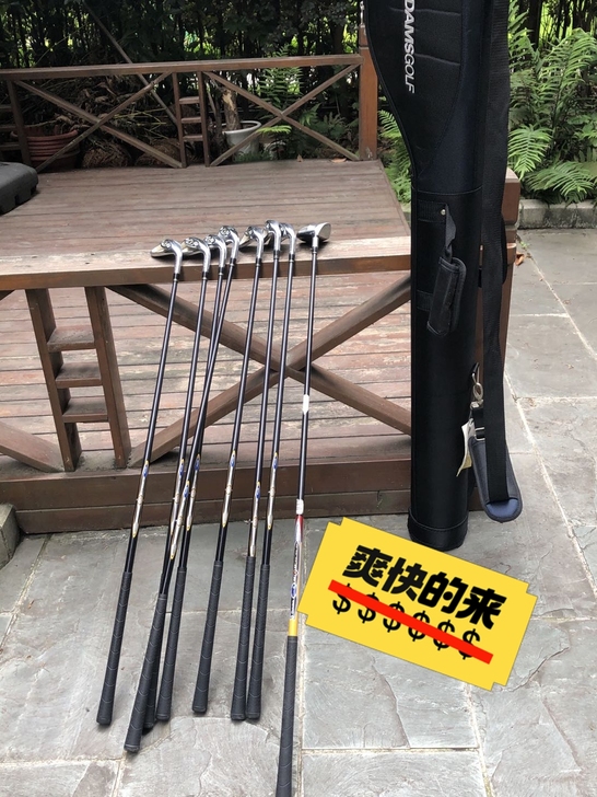 泰勒梅高尔夫R7杆一套,正品自用,球杆爱惜...