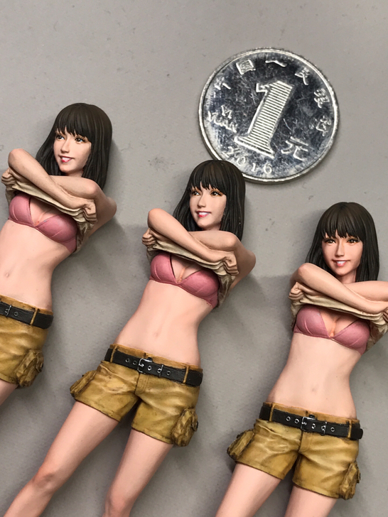 横山宏 1/20 驾驶员 gk白模 涂装成品