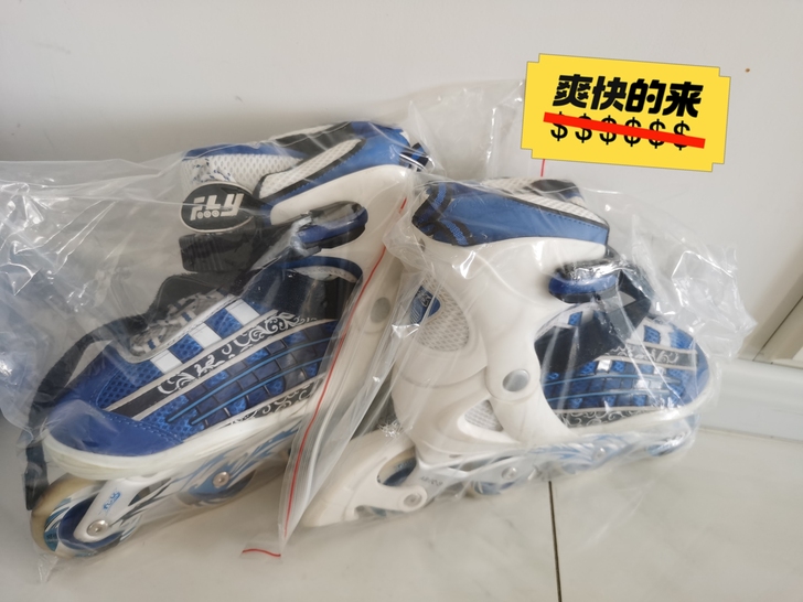 单排 旱冰鞋,两双,尺码38-41,一共没...