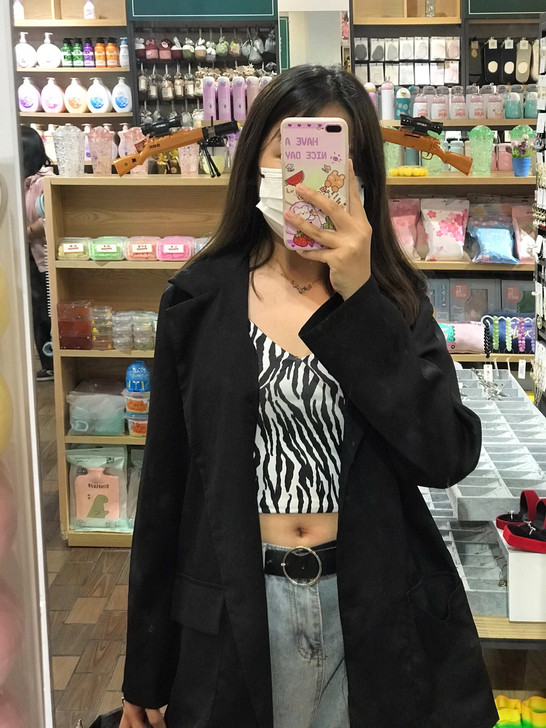 全新 斑马纹吊带裹胸防走光小背心女夏季性感...