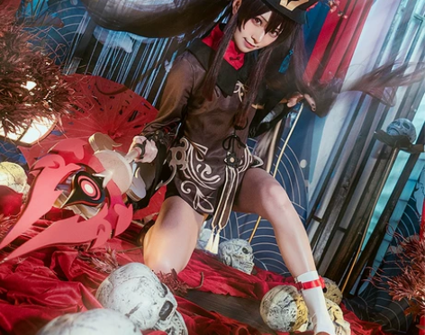 漫骨现货原神cos服胡桃cos游戏套装衣服...