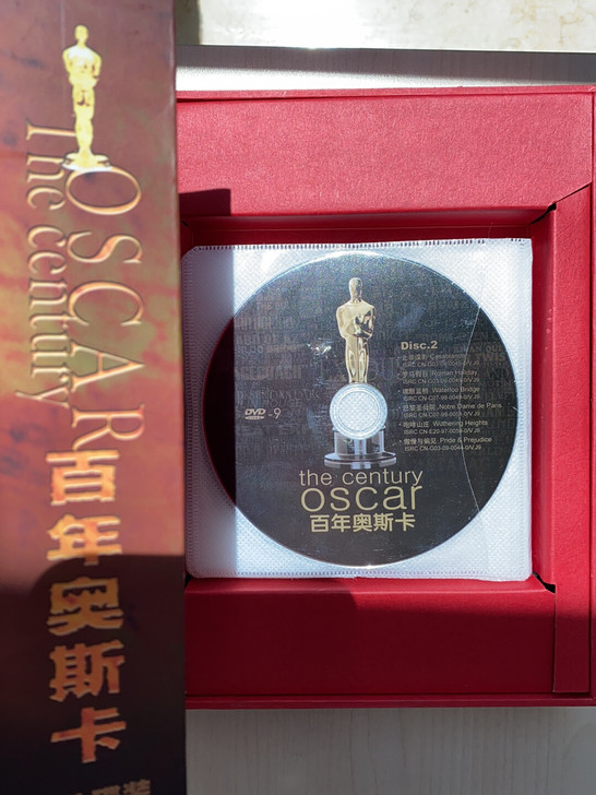 奥斯卡一百年电影收藏,正版DVD,品相几近...