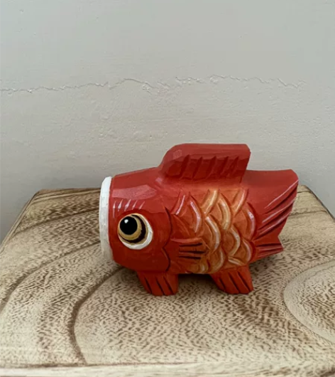 木雕摆件 招财锦鲤 1、闲置出,烦请所...