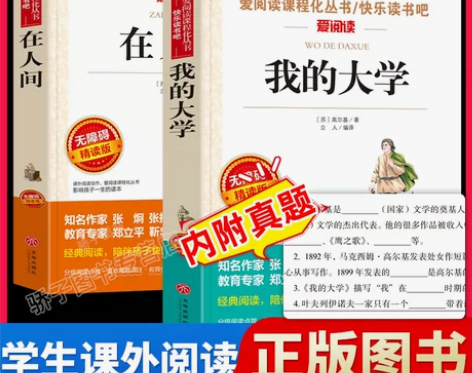 童年在人间我的大学高尔基三部曲正版原著世界经