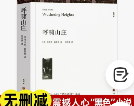 呼啸山庄 偏见呼啸山庄 艾米莉勃朗特著 正...
