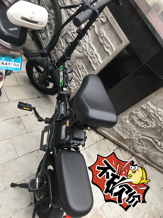 德国名顶折叠电动自行车,纯电40到50公里...
