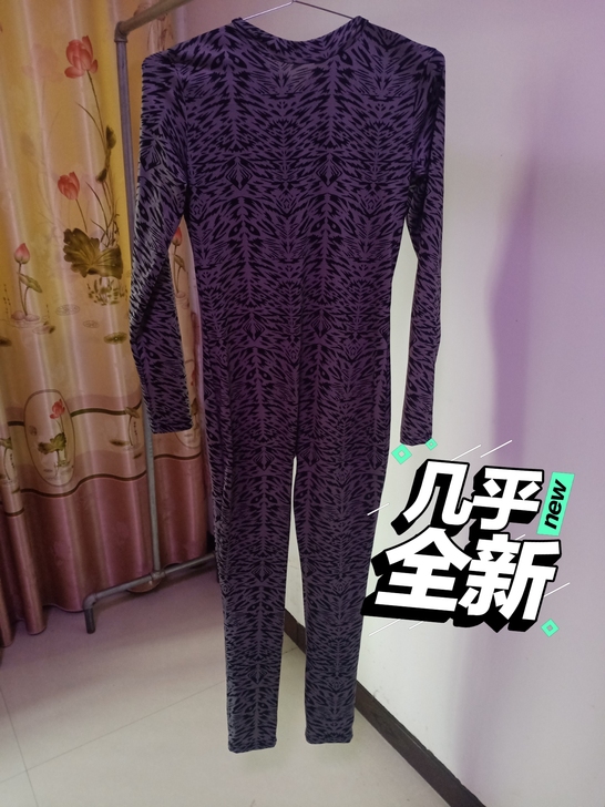 豹纹长袖连衣裤，适合120斤左右穿