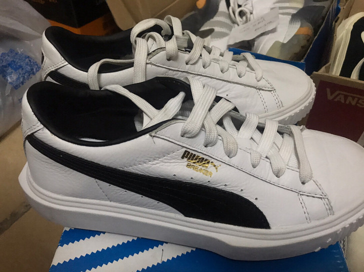 PUMA夏家透气板鞋运动鞋小白鞋,彪马36...