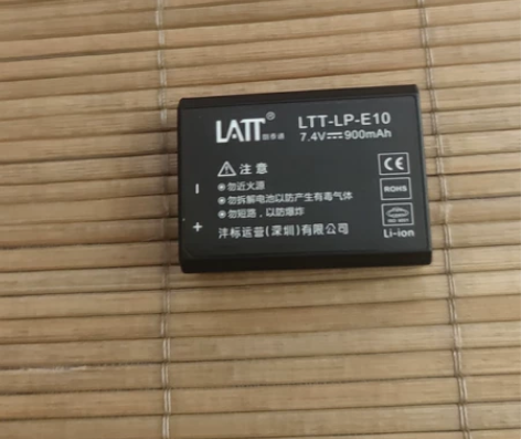 佳能e10电池(沣标) 适用佳能3000D...