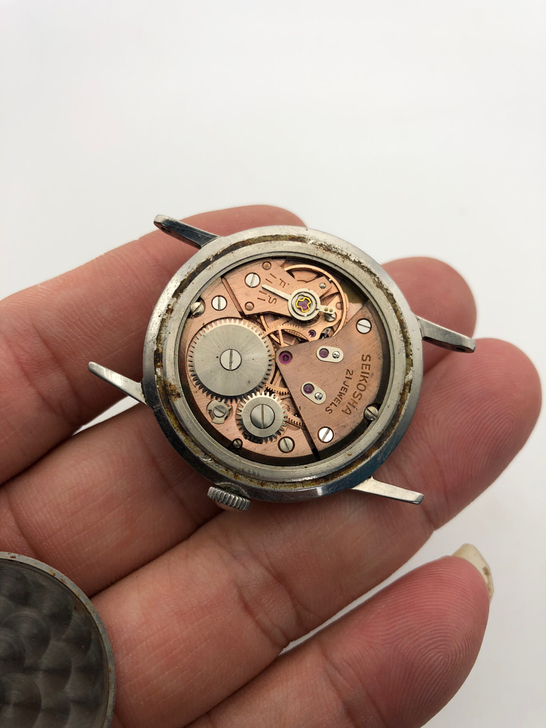中古seiko精工 手卷机械表男表