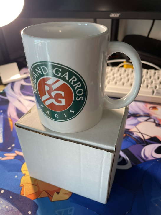 全新法网网球纪念品 马克杯