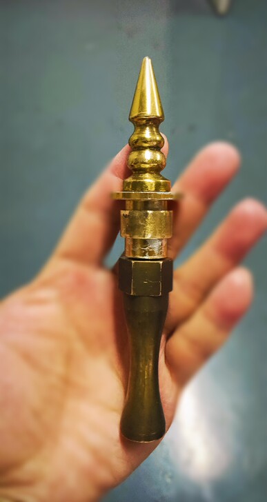 手工自制作,工业风类降魔杵工艺摆件。