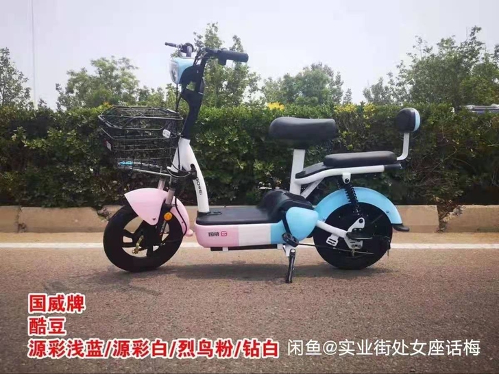 国威简易款电动车，前后真空轮胎，