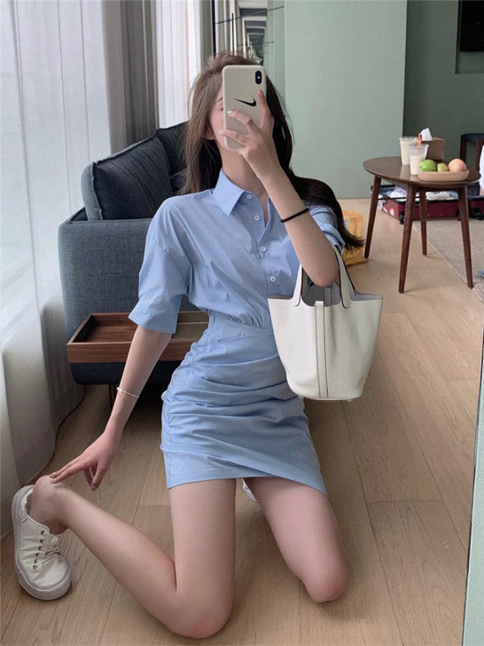 婉扮 连衣裙 洗了一次 白色 没穿过
